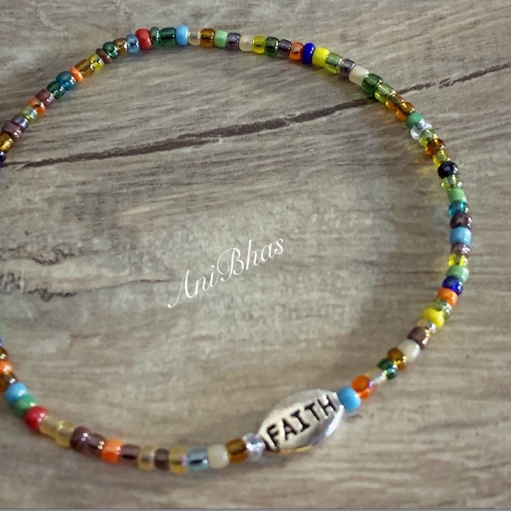 2 Dainty Seed Bead Bracelets